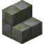 Mossy Stone Brick Stairs